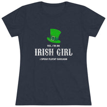 Load image into Gallery viewer, Women's Irish Girl Triblend Tee
