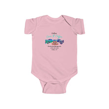 Load image into Gallery viewer, Infant Cars N Coffee Fine Jersey Bodysuit