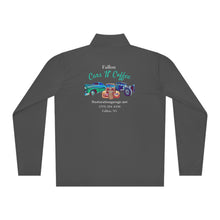 Load image into Gallery viewer, Unisex Cars N Coffee - On back - Quarter-Zip Pullover