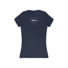 Load image into Gallery viewer, Women's Wife of a US Veteran - Jersey Short Sleeve Deep V-Neck Tee