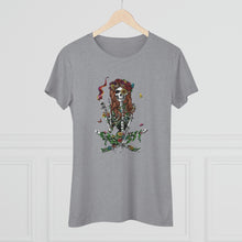Load image into Gallery viewer, Women's Smoking Skull Triblend Tee