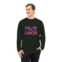 Load image into Gallery viewer, Unisex Fuck Cancer Performance Long Sleeve Shirt