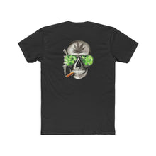 Load image into Gallery viewer, Skull Smoking With Glasses - Design On Back
