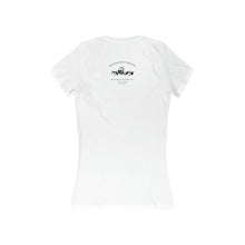 Load image into Gallery viewer, Women's - My favorite Veteran is my Husband - Jersey Short Sleeve Deep V-Neck Tee