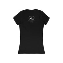 Load image into Gallery viewer, Women's Wife of a US Veteran - Jersey Short Sleeve Deep V-Neck Tee