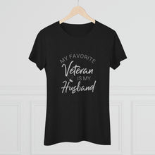 Load image into Gallery viewer, Women's MY Favorite Veteran Triblend Tee