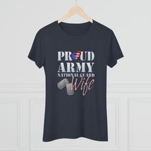 Load image into Gallery viewer, Women's Proud Army National Guard Wife Triblend Tee