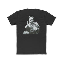 Load image into Gallery viewer, Johnny Cash Flipping Off - Print On Back