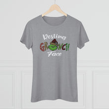 Load image into Gallery viewer, Resting Grinch Face - Women's Triblend Tee
