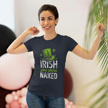 Load image into Gallery viewer, Women's Irish You Were Naked Triblend Tee