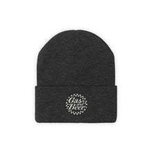 Load image into Gallery viewer, Gas and Beer - Black Knit Beanie - Logo 1