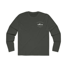 Load image into Gallery viewer, Rustoration Garage - Men's Long Sleeve Crew Tee - Black - Logo on Back