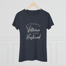 Load image into Gallery viewer, Women's MY Favorite Veteran Triblend Tee