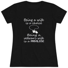 Load image into Gallery viewer, Women's Being a Wife Is a Choice Triblend Tee