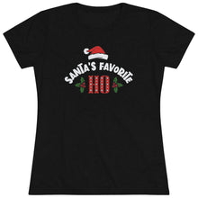 Load image into Gallery viewer, Santas Favorite Ho - Women's Triblend Tee