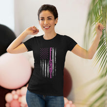 Load image into Gallery viewer, Fight Cancer Flag - Front - Women's Triblend Tee