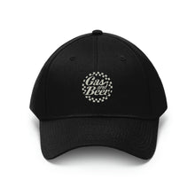 Load image into Gallery viewer, Gas and Beer - Black Twill Hat - Unisex - Logo 1