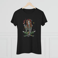 Load image into Gallery viewer, Women's Smoking Skull Triblend Tee