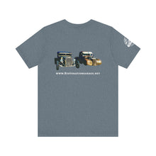 Load image into Gallery viewer, Women&#39;s Rufus &amp; Lucifer Jersey tee (print on back)
