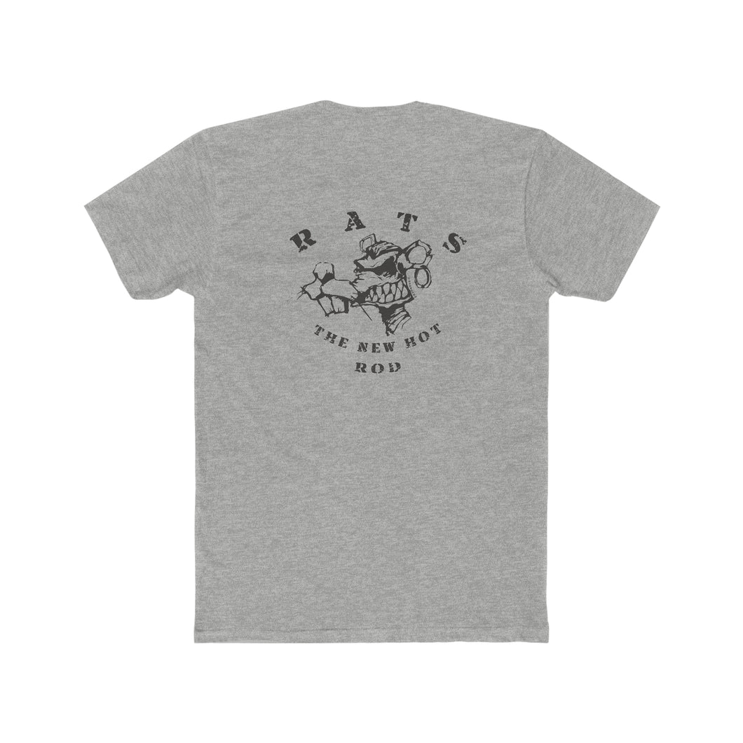 RATS - The New Hot Rod - Unisex Heavy Cotton Tee - 8 Colors - Black Graphics