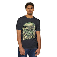 Load image into Gallery viewer, Bassquatch Unisex T-Shirt, Funny Fishing Tee, Outdoor Lover Gift, Sasquatch T-Shirt, Bass Fishing Shirt
