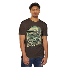 Load image into Gallery viewer, Bassquatch Unisex T-Shirt, Funny Fishing Tee, Outdoor Lover Gift, Sasquatch T-Shirt, Bass Fishing Shirt
