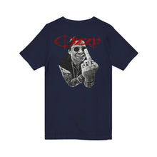 Load image into Gallery viewer, Ozzy Osbourne Middle Finger (Print on back) Jersey knit V-Neck
