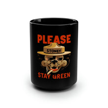 Load image into Gallery viewer, Stoney The Bear - Black Mug 15oz
