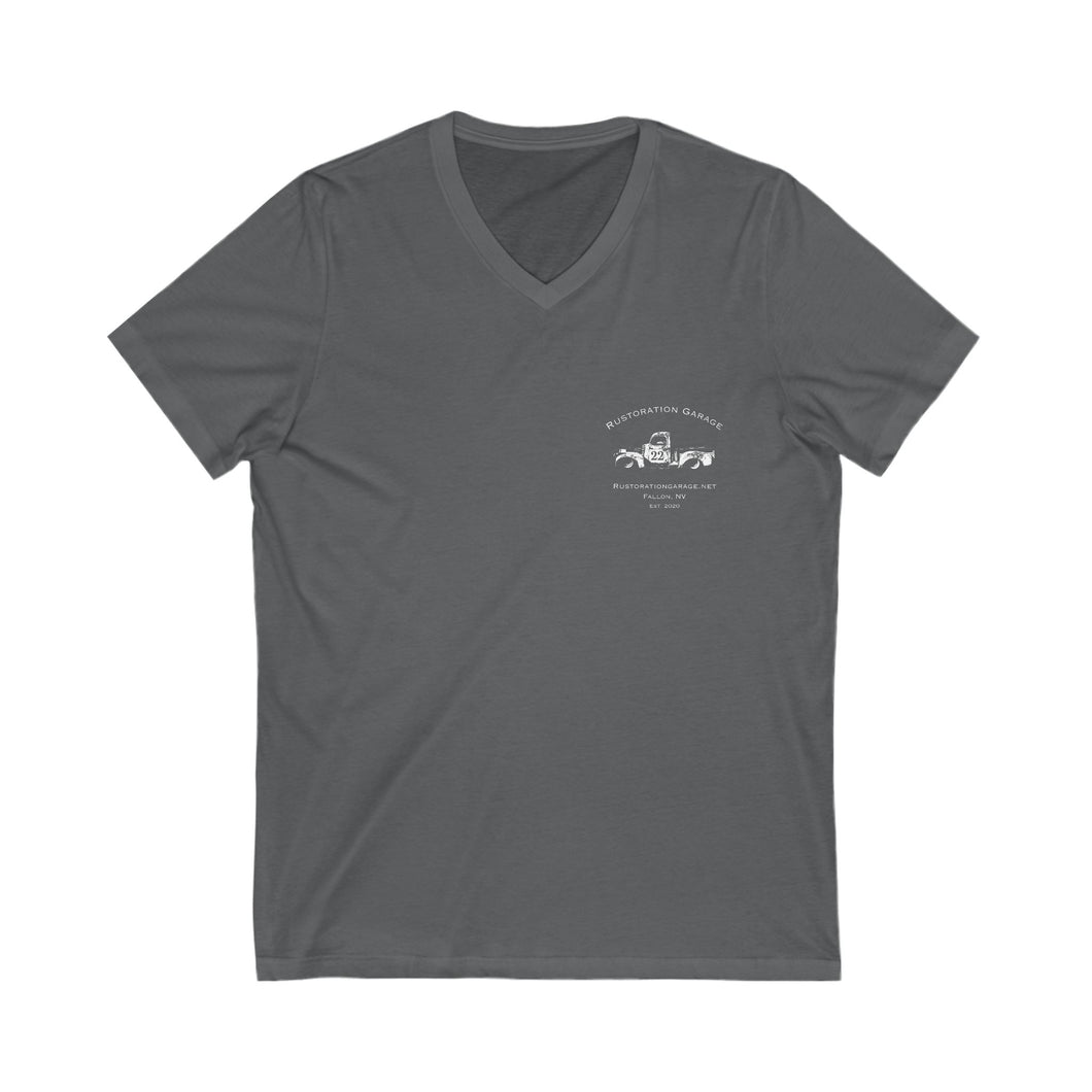 Women's Live Fast Die Pretty (print on back) Jersey V-neck tee
