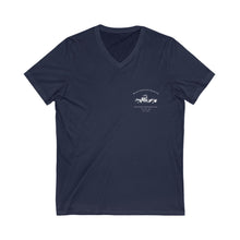 Load image into Gallery viewer, Women&#39;s Live Fast Die Pretty (print on back) Jersey V-neck tee

