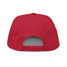 Load image into Gallery viewer, Flower Girl Embroidered Flat Bill Cap – Retro Trucking &amp; Beer Lover Snapback
