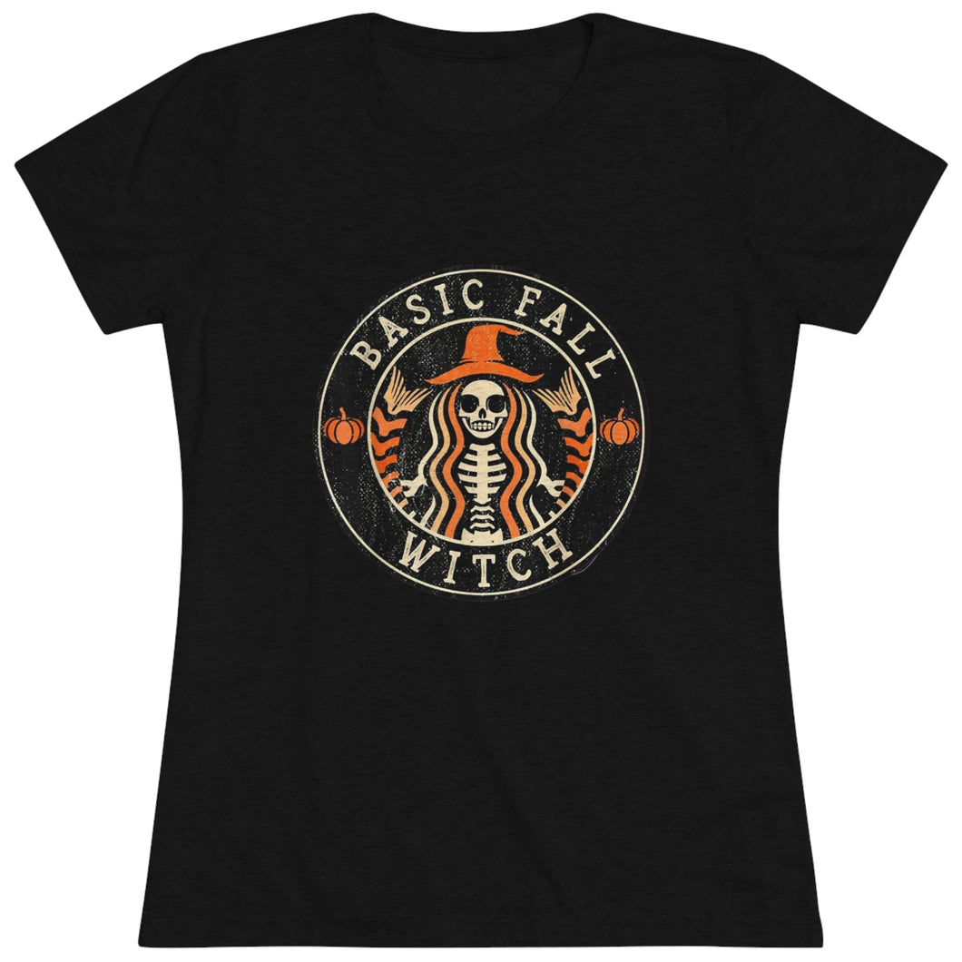 Women's Basic fall witch - Triblend Tee
