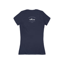 Load image into Gallery viewer, Live Fast Die Pretty Skull V-Neck Tee
