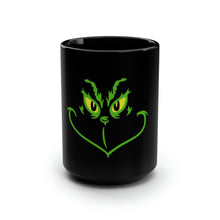 Load image into Gallery viewer, Grinch Face - Black Mug 15oz
