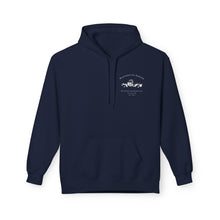 Load image into Gallery viewer, Women&#39;s Fallon Cars N Coffee (print on back) midweight fleece Hoodie
