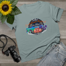 Load image into Gallery viewer, Women’s Maple Tee - Cantaloupe festival - Print on Front
