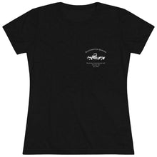 Load image into Gallery viewer, Women&#39;s Cars &quot;N&quot; Coffee - On Back - Triblend Tee

