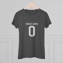 Load image into Gallery viewer, Women's Fucks given Triblend Tee
