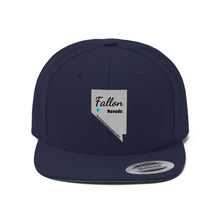 Load image into Gallery viewer, Unisex Fallon Nevada Flat Bill Hat
