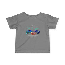 Load image into Gallery viewer, Toddler Fallon Cars N Coffee Jersey knit tee

