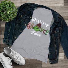 Load image into Gallery viewer, Resting Grinch Face - Women's Triblend Tee

