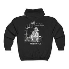 Load image into Gallery viewer, Ride for Tyler with flag - Unisex Heavy Blend™ Full Zip Hooded Sweatshirt
