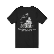 Load image into Gallery viewer, Tyler Crystal - Jersey short sleeve V-neck- Rustoration Garage

