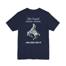 Load image into Gallery viewer, Memorial for Ty Crystal - Bronco (Print on back)- Jersey short sleeve shirt
