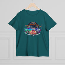 Load image into Gallery viewer, Women’s Maple Tee - Cantaloupe festival - Print on Front
