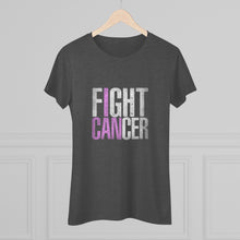 Load image into Gallery viewer, Women's I can fight Cancer Triblend Tee
