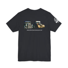 Load image into Gallery viewer, Women&#39;s Rufus &amp; Lucifer Jersey tee (print on back)
