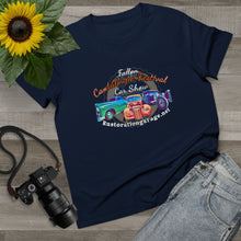 Load image into Gallery viewer, Women’s Maple Tee - Cantaloupe festival - Print on Front
