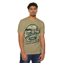 Load image into Gallery viewer, Bassquatch Unisex T-Shirt, Funny Fishing Tee, Outdoor Lover Gift, Sasquatch T-Shirt, Bass Fishing Shirt
