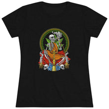 Load image into Gallery viewer, Women&#39;s Skull hooka - Triblend Tee
